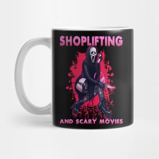 Shoplifting and scary movies Mug